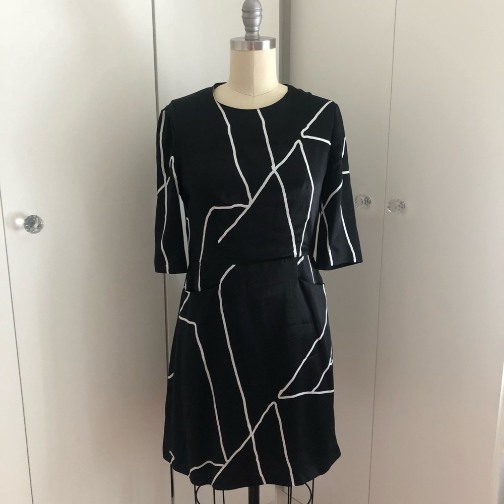 rag & bone Black and White Dress